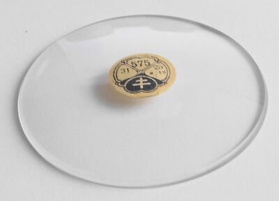 Verre De Montre De Poche Gousset – Diamètre 57 Mm – Neuf