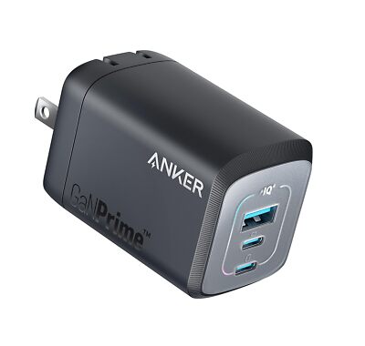 New brothread Anker Prime Wall Charger (100W 3 Ports GAN New brothread Anker Prime Wall Charger (100W 3 Ports GAN