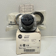 Allen Bradley 800H-A2A Black Flush Head Push Button Ser. T