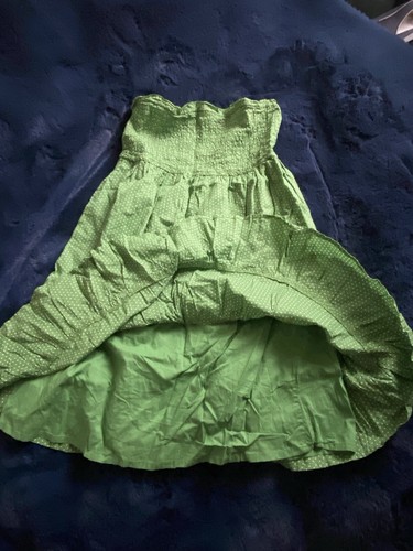 Strapless sumer dress , 100%Cotton, Life Love Fashions E-vie . Size 14 (12?)