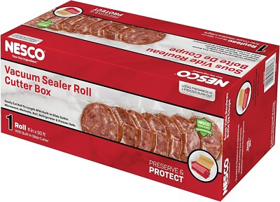 NESCO Vacuum Sealer Cutter Box 11'' x 50' 11'' x 50'', Clear