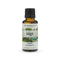 Dr. Mercola Organic Sage Essential Oil - 1 Fl. Oz Dr. Mercola Organic Sage Essential Oil - 1 Fl. Oz