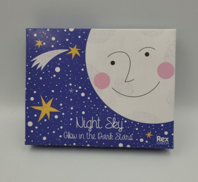 30 Glow in the Dark Night Sky Stars verschiedene Größen