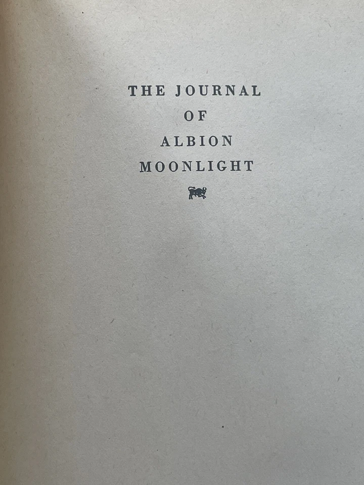 (INSCRIBED) Kenneth Patchen: The Journal of Albion Moonlight. 1st Trade Ed. 1944 - Image 3 of 4