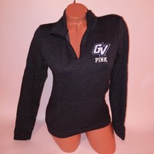 Victoria Secret PINK Sweater XS Collegiate Grand Valley Lakers Gray Long Sleeve