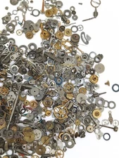 Authentic Vintage Watch Pieces Components Jewelry Collage Sculpture Supply 30g