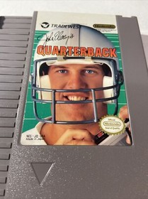 John Elway's Quarterback NES Nintendo Cart + Box Only - Authentic/ Tested