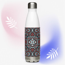 Floral Stainless Steel Water Bottle