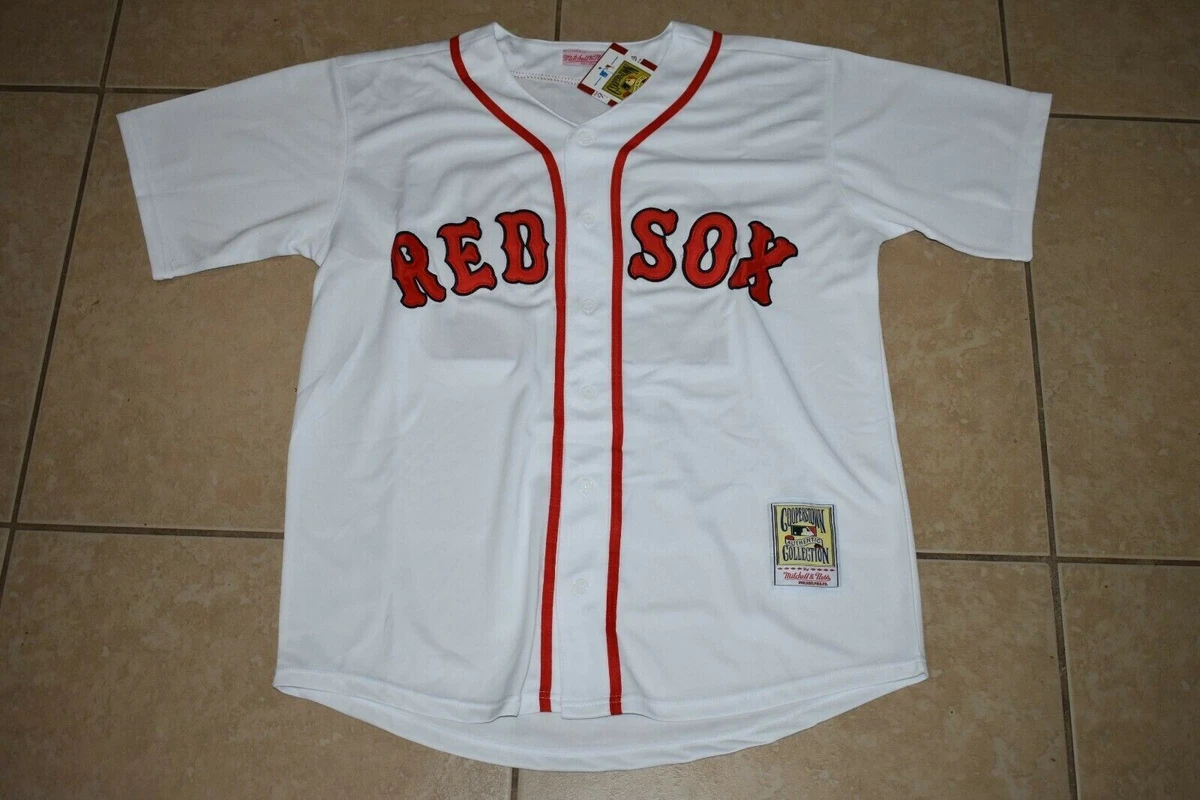 Roger Clemens Boston Red Sox White #21 Home Throwback Jersey Size