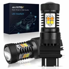 AUXITO 3157 4157 WHITE AMBER Switchback LED Turn Signal Lights Anti Hyper Flash