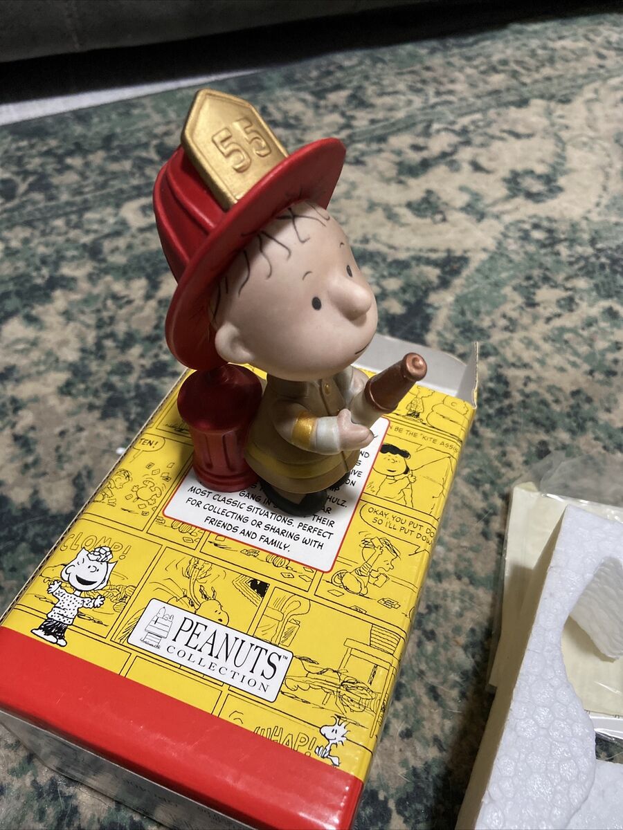 Firefighter Pigpen Numbered Edition Figurine from Hallmark Peanuts Gallery NEW Firefighter Pigpen Numbered Edition Figurine from Hallmark Peanuts Gallery NEW