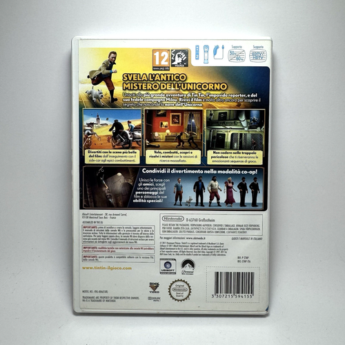 The Adventures Of Tintin Nintendo Wii Game Italian PAL Retro Video Game - Picture 5 of 5