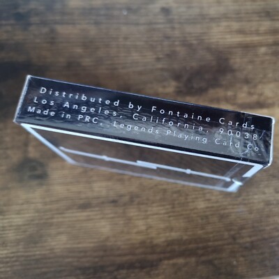 トランプ fontaine Black Holo press release Fontaine: Black Holo Holographic Playing Cards | X-Decks
