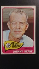 1965 Topps Baseball card # 131 Johnny Keane  ( VERY GOOD CONDITION)