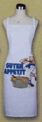 Bistro Schürze mit Spruch, Guten Appetit