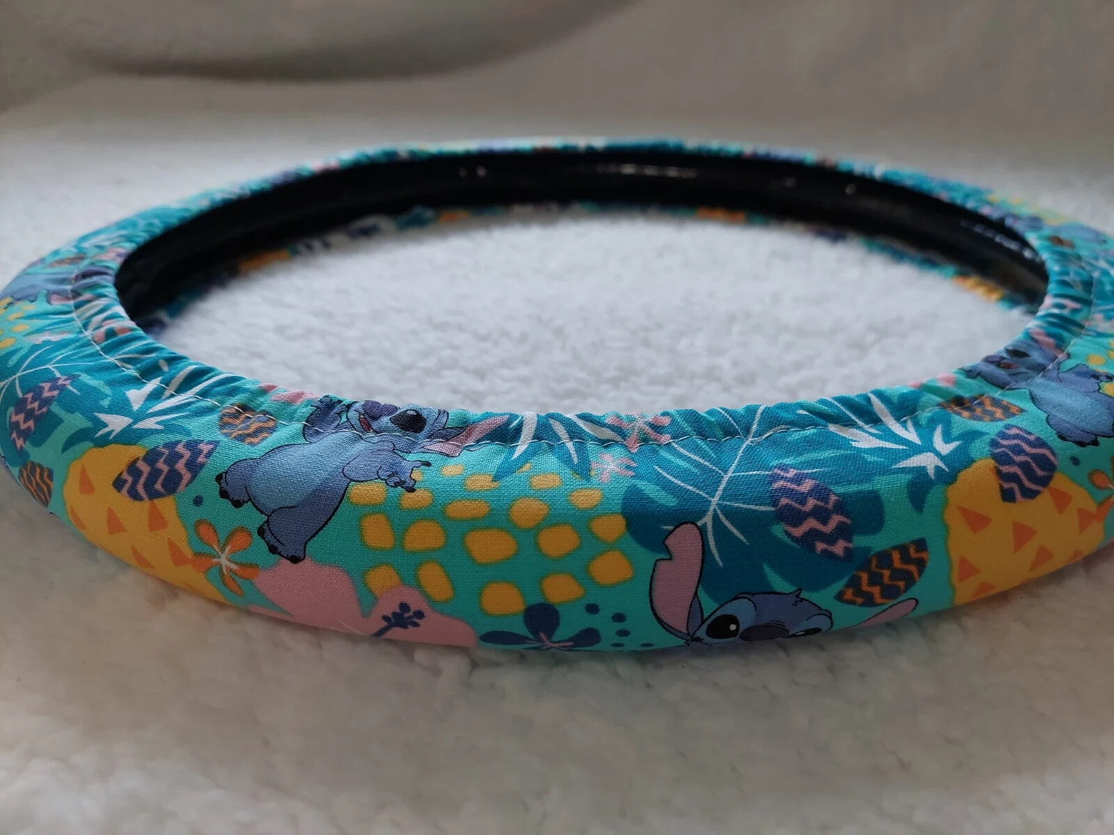 Aloha Stitch Standard Size Steering Wheel Cover 14.5 - 15