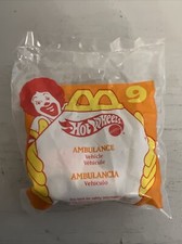 AMBULANCE HOT WHEELS MCDONALDS HAPPY MEAL TOY CAR NEW SEALED