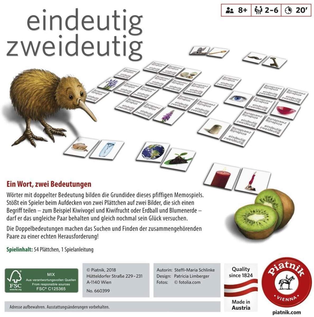 Thumbnail - Piatnik Eindeutig Zweideutig