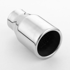 Tri-hybers Exhaust Tip 2 Inlet 3 Out 5.2 Length Resonated Straight Stainless