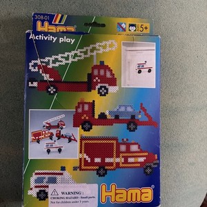Hama Iron On Midi Beads Activity Play Set Emergency Vehicles 