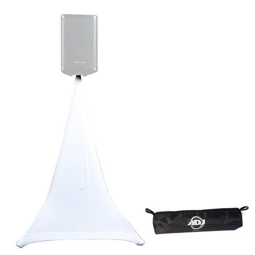 ADJ Event Stand Scrim 1W 5FT Single Sided White Speaker Stand Scrim Used