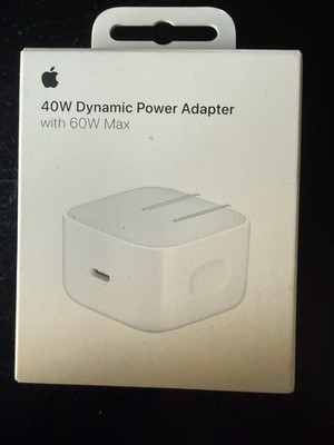Apple 35 W Dual USB-C Port Compact Power Adapter. Part# MW2H3AM/A. Sealed