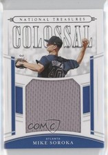 2020 Panini National Treasures Colossal Materials 37/99 Mike Soroka #CM-MS 11pj