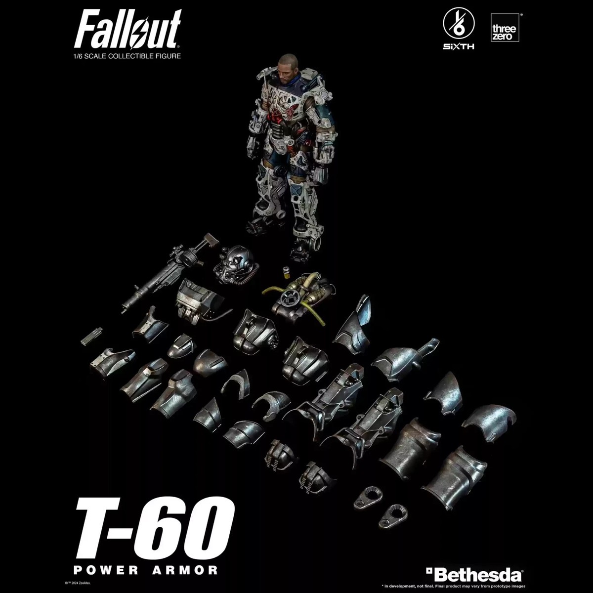 Threezero Fallout76 T-60 Power Armor 1/6 Action Figure Model