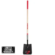 48 In. Wood Handle Square Point Shovel