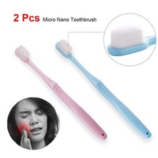 Extra Soft Toothbrush Micro-Nano Manual Toothbrush 20,000 Soft Floss Bristle