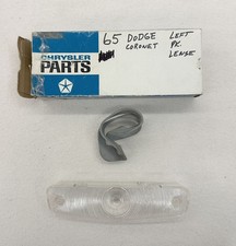 Nos Mopar 1965 Coronet Left Park Light Lens Clear 440 500 2dr Ht 4dr Convertible