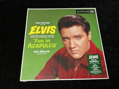 ELVIS PRESLEY 2LP FTD VINYL FUN IN ACAPULCO FACTORY SEALED HYPE STICKER MINT