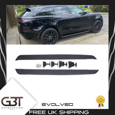 Side Steps For Range Rover Velar Aluminium Running Boards All Black UK Seller