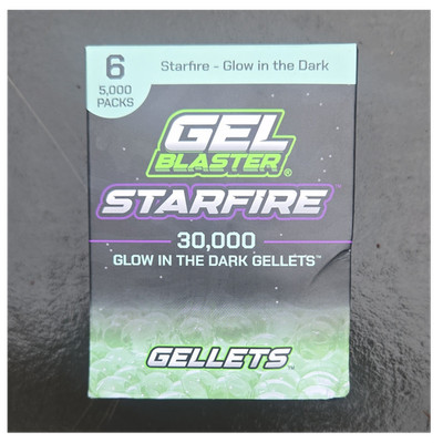 Gel Blaster Starfire Glow-in-the-Dark Gel Blaster Balls 30,000 6-7mm Green