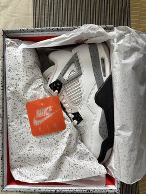 Jordan Air Jordan 4 Retro OG (GS) White/Gray/Black GS 5Y 