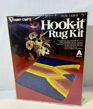 Vintage Vogart Crafts Hook-it Rug Kit Style#4302 “Y”