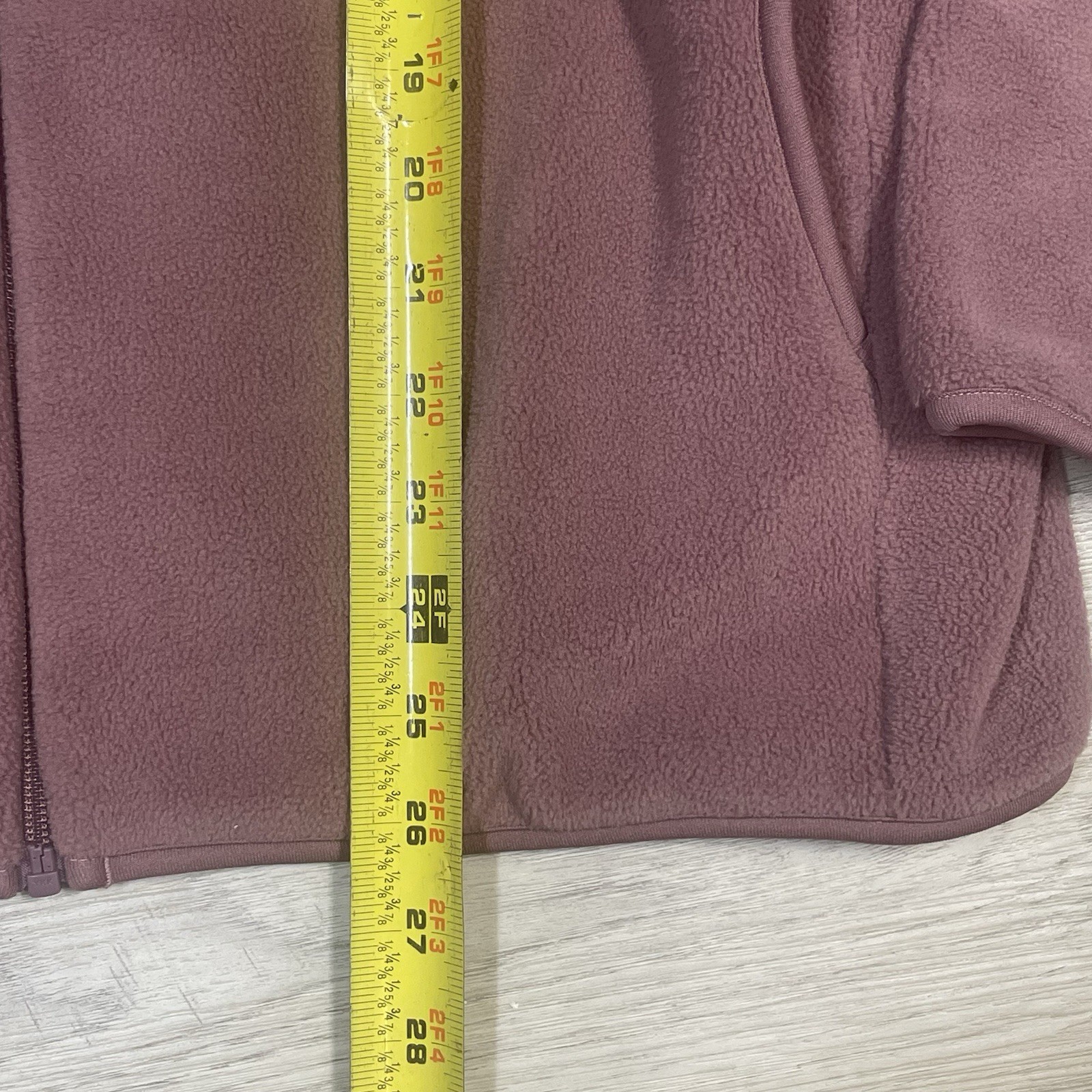 Uniqlo Mens Burgundy Fleece Full Zip Long Sleeve Sweater Jacket Size M BNWT thumbnail 8