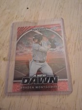 2025 Leaf Baseball Nation Braden Montgomery 1/1 Pre Production Proof