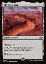Shivan Gorge 297 NM Duskmourn: House of Horror Commander MTG