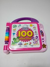Leap Frog Scout and Violet Electronic 100 Words Book: Tested Works-pink/Purple