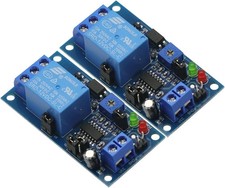 2PCS Delay DC 12V Relay Delay Turn On/Delay Turn Off Switch Module with Timer Bo