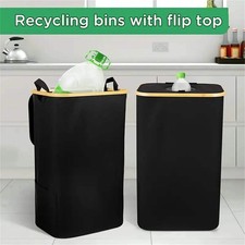 100L Kitchen Recycling Bin – Removable Tote Bags for Waste Sorting