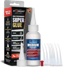 Starbond Medium Super Glue Pro Kit 2 oz   Strong, 2 ounce, Clear