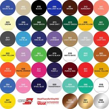 Oracal 651 Craft  Hobby Adhesive Sign Vinyl 15" Various Colors/Length