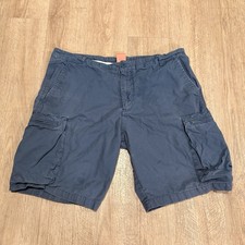Nike Athletic Dept ripstop Men's Blue Utility Cargo Shorts Size 36 Y2K