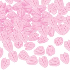 9x7mm Beads Coral Flower, 100 Pcs Cute Jasmine Flower Shell Bead, Purple