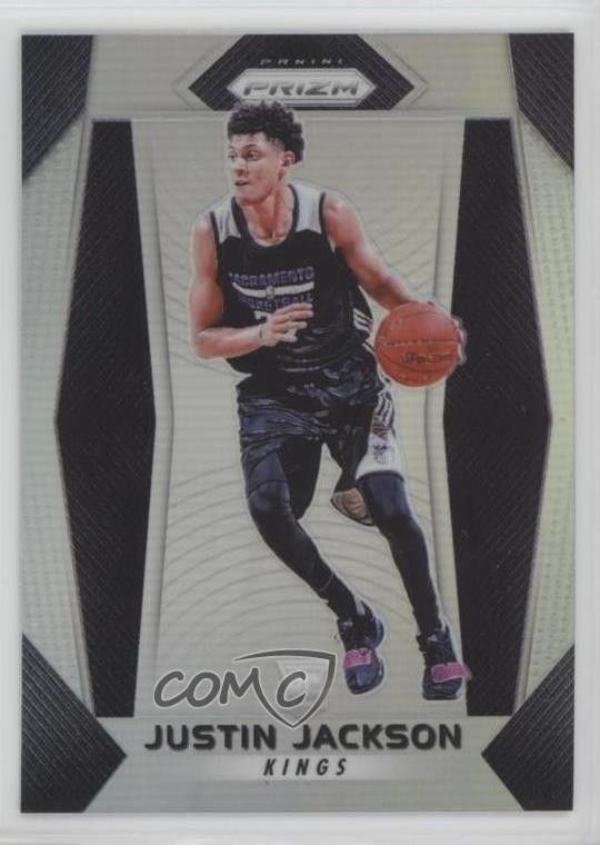 2017-18 Panini Prizm Silver Prizm Justin Jackson #27 Rookie RC fm0