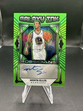 2024-25 Panini Obsidian Galaxy Ink Electric Etch Green Monta Ellis /25 #GI-MEG