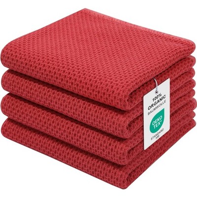 Küchentücher, 100% Baumwolle, 4er-Set, 32 x 72 cm, Weiche Küchentücher, Saugf...