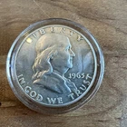 1963 D Benjamin Franklin Half Dollar AU 90% Silver Rare Date Fast🏁Shipping